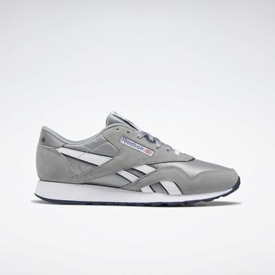 Reebok Men's Classic Nylon Shoes Grey,US-64507